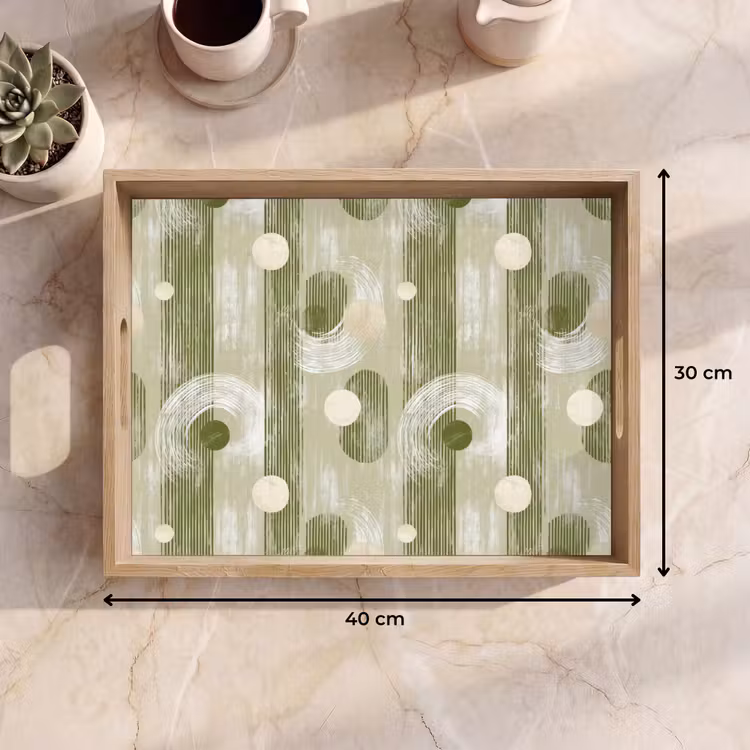 Bandeja - Artístico - Moderno - Verde — 7