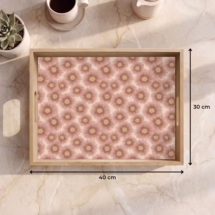 Bandeja - Gerbera - Flores - Rosa — 7