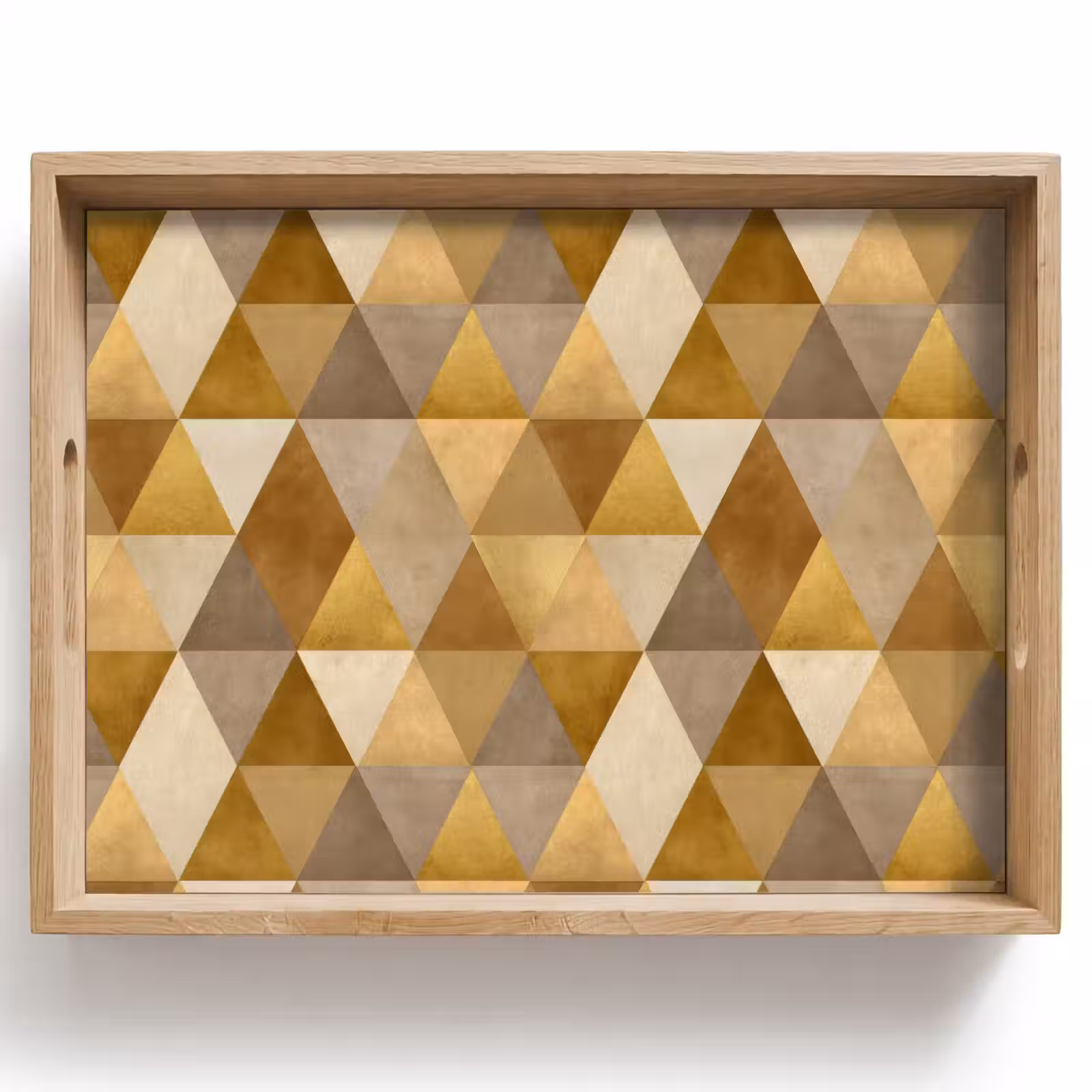 Bandeja - Geométrico - Triángulo - Oro — 1