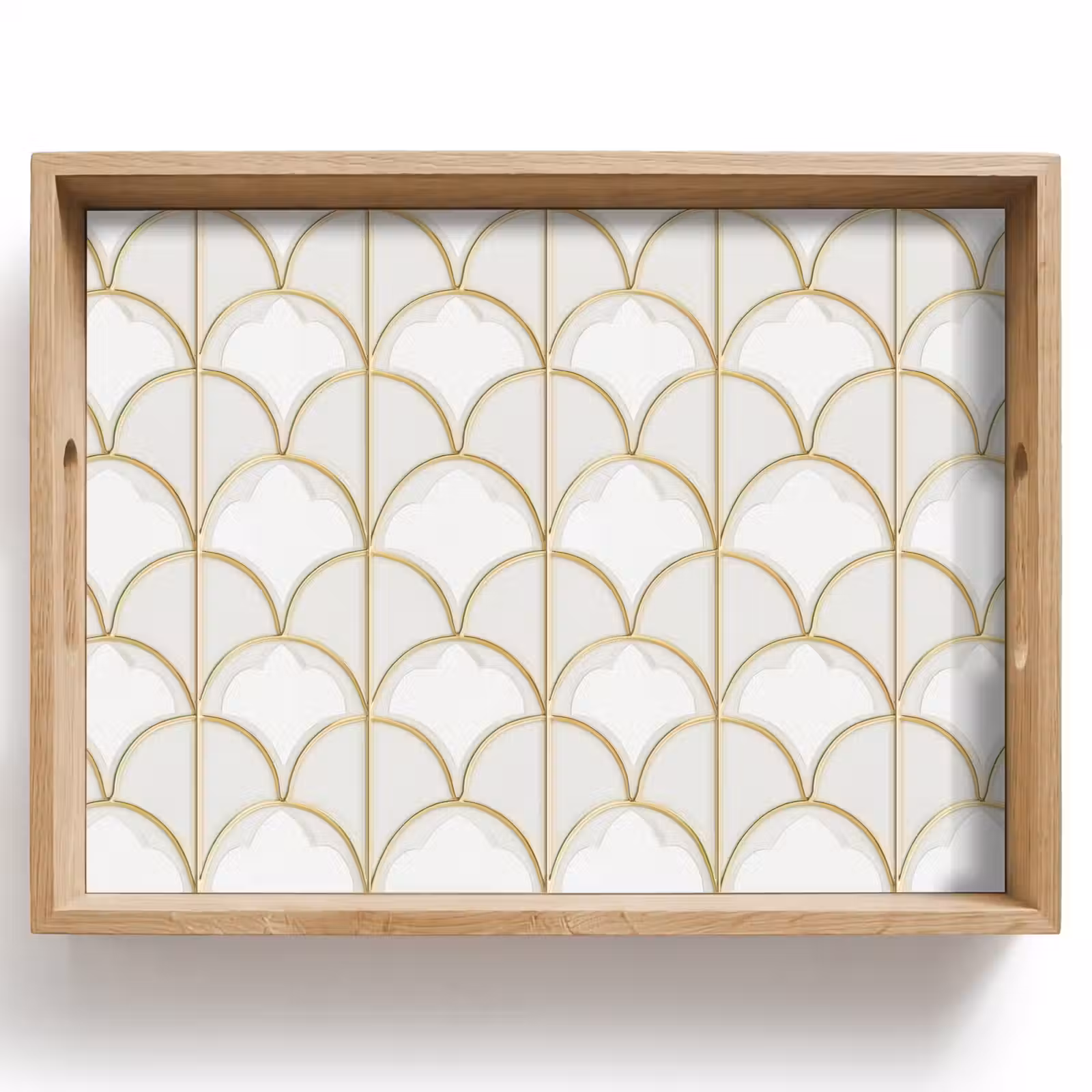 Bandeja - Mosaico - Arcos - Oro — 1