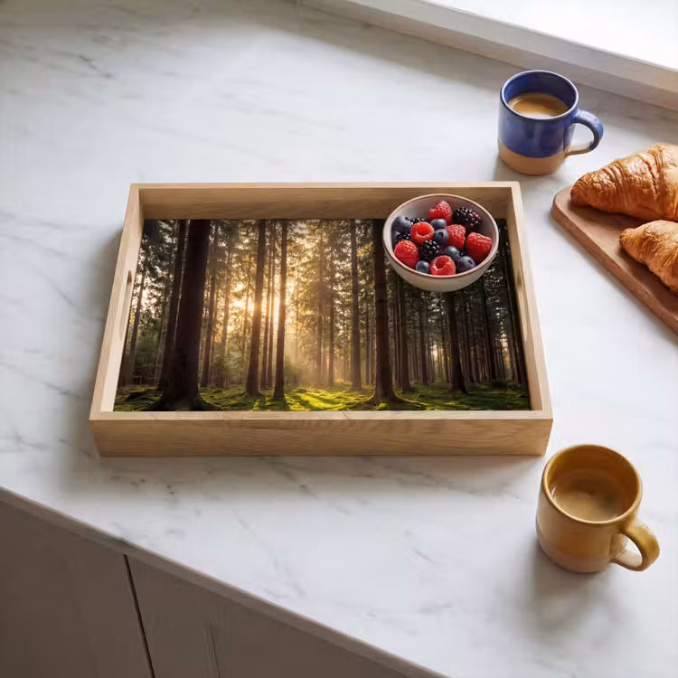 Bandeja - Bosque - Hierba - Luz solar — 3