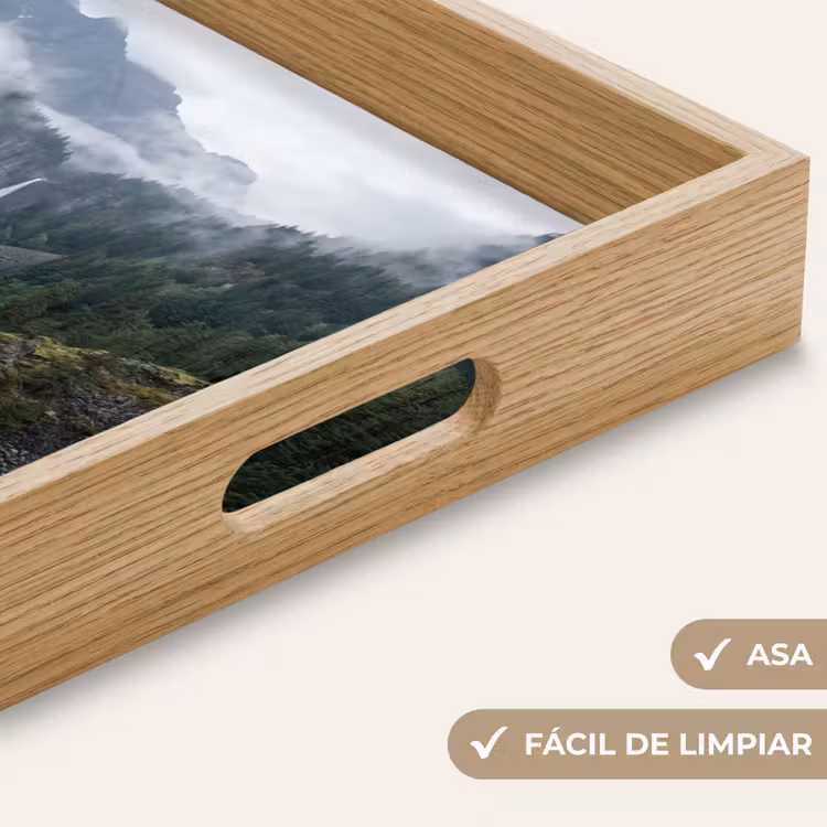Bandeja - Cascada - Árboles - Montañas — 8