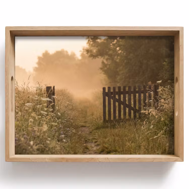 Bandeja - Valla - Naturaleza - Niebla - Campo — 1