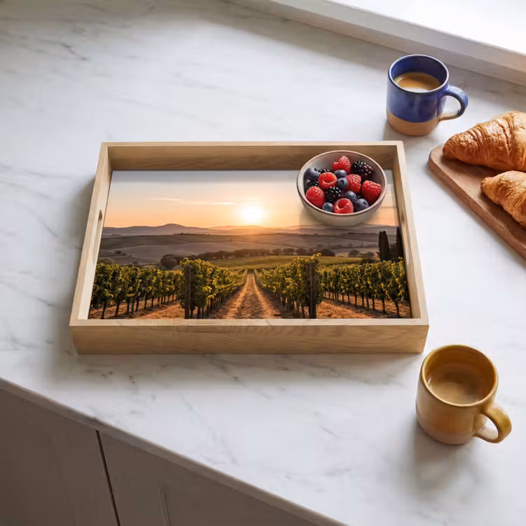 Bandeja - Viñedo - Puesta de sol - Paisaje — 3