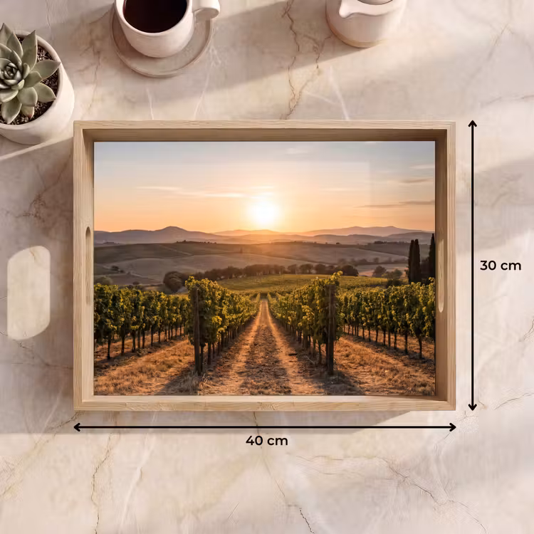 Bandeja - Viñedo - Puesta de sol - Paisaje — 7