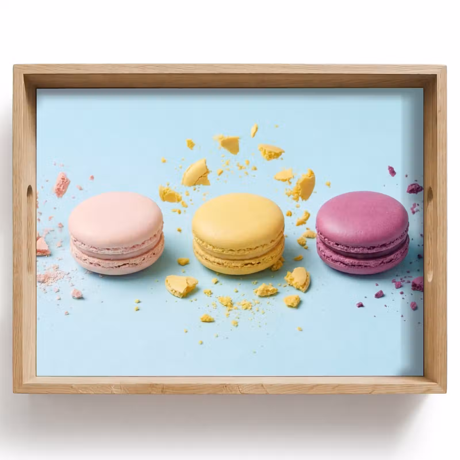 Bandeja - Macarrones - Colorido - Pastel — 1