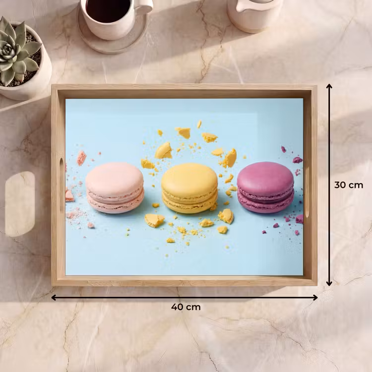 Bandeja - Macarrones - Colorido - Pastel — 7
