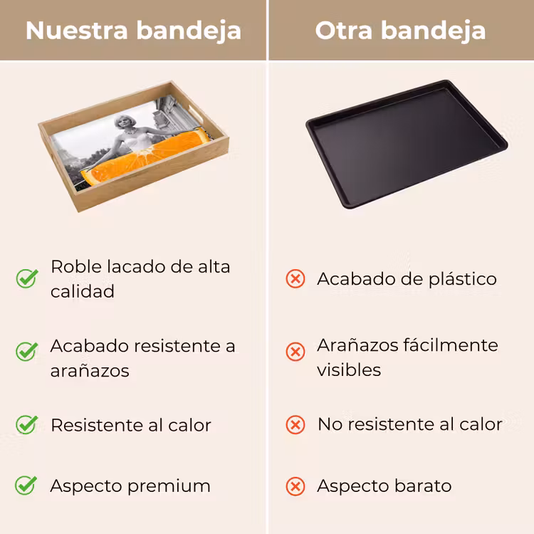 Bandeja - Naranja - Torre Eiffel - Mujer — 9