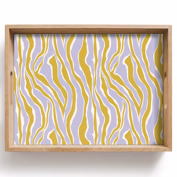 Bandeja - Cebra - Moderno - Multicolor — 1