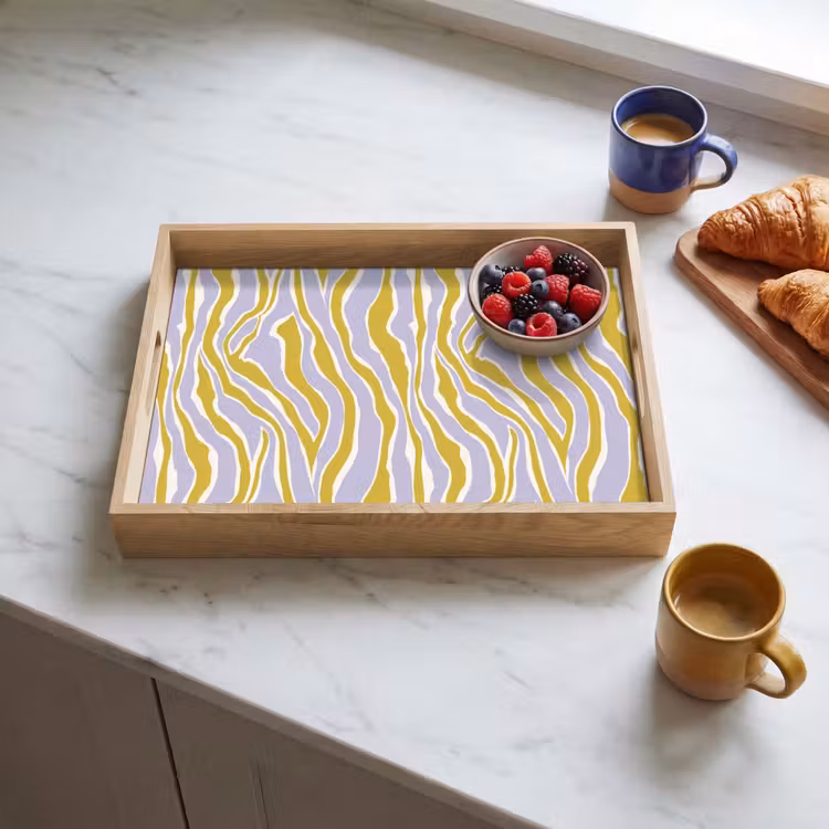 Bandeja - Cebra - Moderno - Multicolor — 3