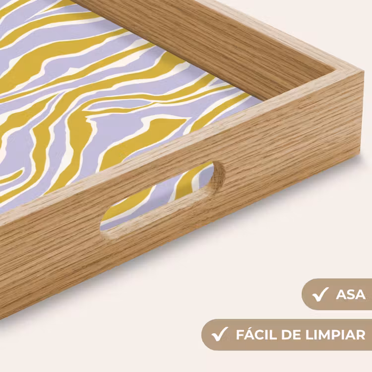 Bandeja - Cebra - Moderno - Multicolor — 8