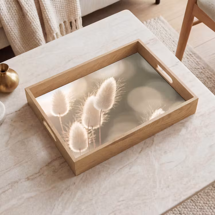 Bandeja - Hazetail grass - Blanco - Luz solar — 2