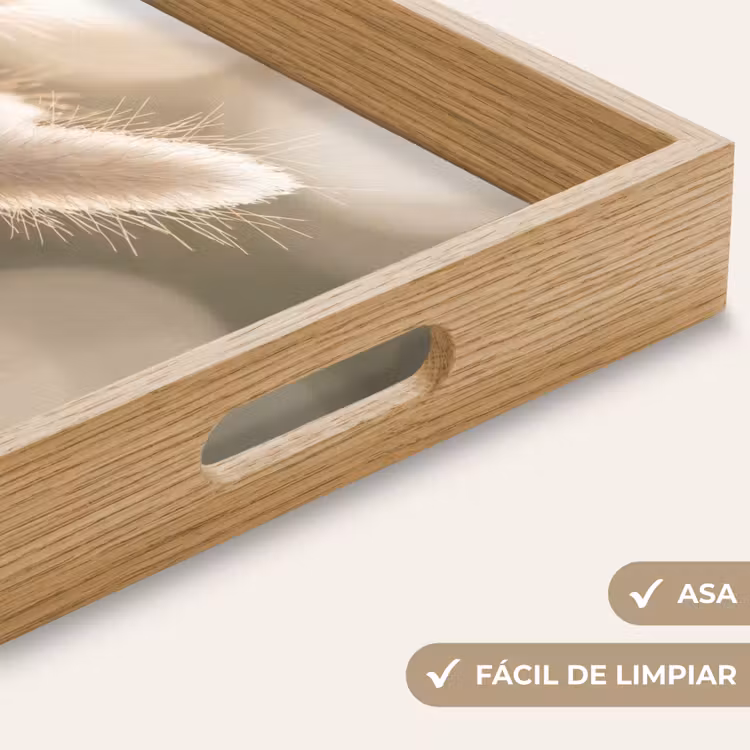 Bandeja - Hazetail grass - Blanco - Luz solar — 8
