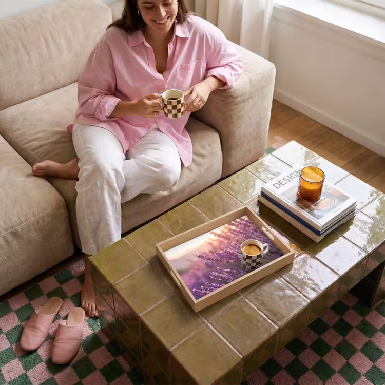Bandeja - Lavanda - Violeta - Luz solar — 4