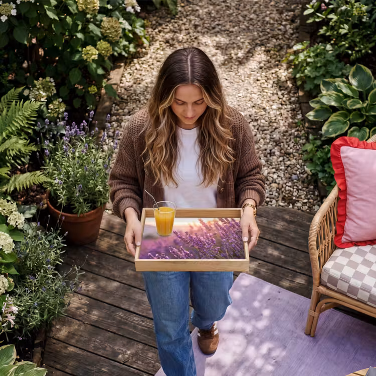 Bandeja - Lavanda - Violeta - Luz solar — 6