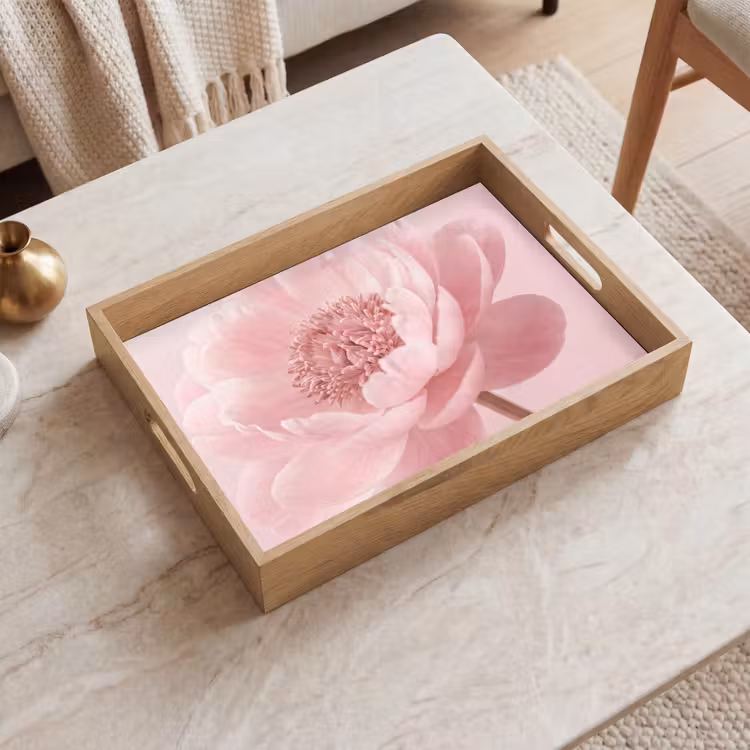Bandeja - Flor - Peonía - Rosa — 2