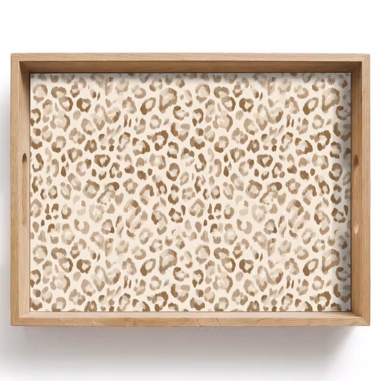 Bandeja - Leopardo - Clásico - Beige — 1