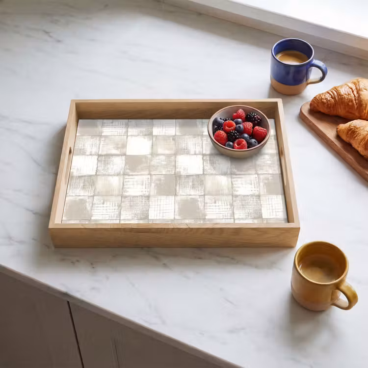Bandeja - Azulejos - Patrón - Envejecido — 3