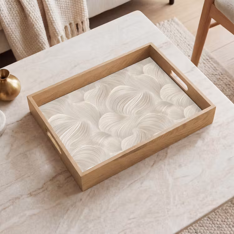 Bandeja - Lines - Ventilador - Beige — 2