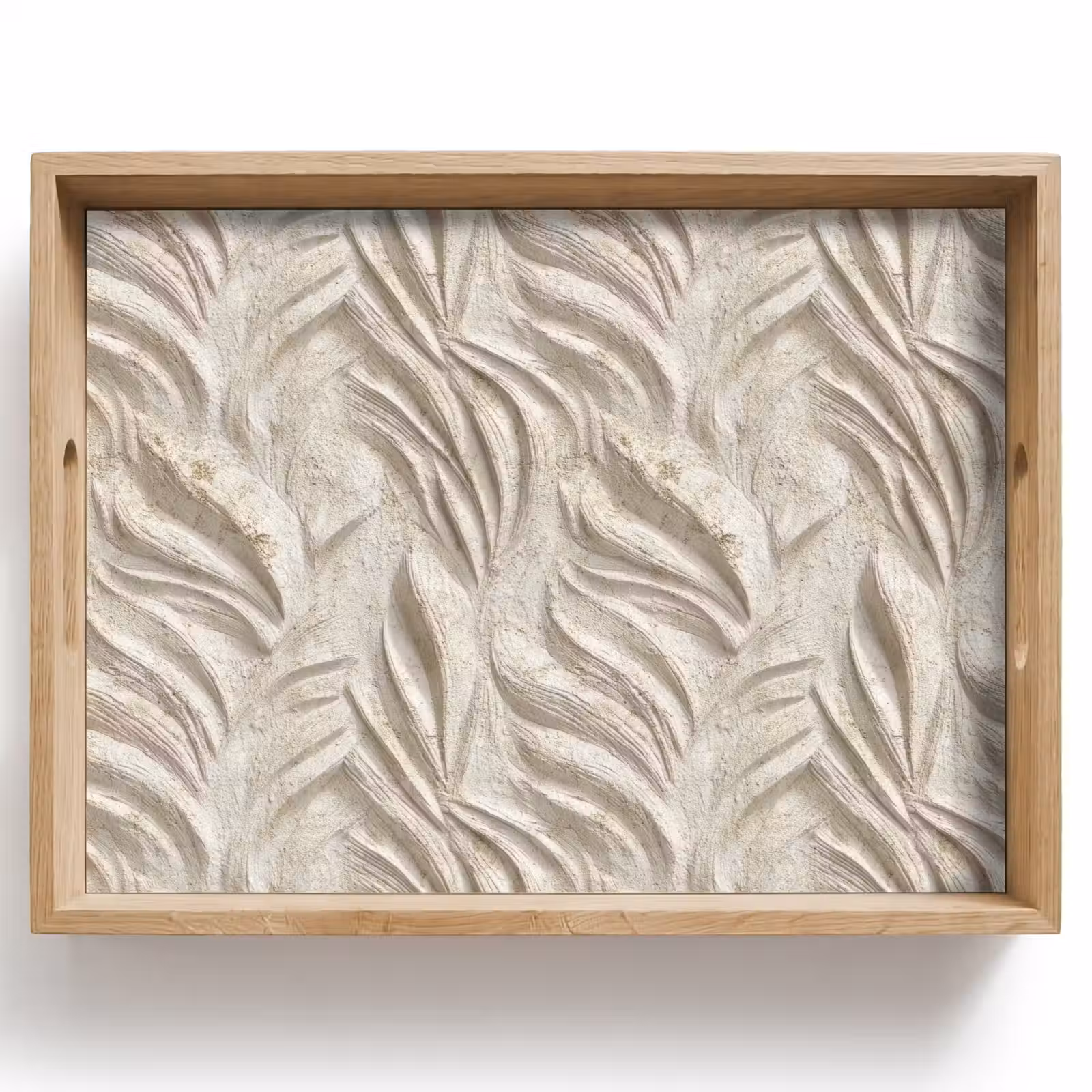 Bandeja - Textura - Relieve - Beige — 1
