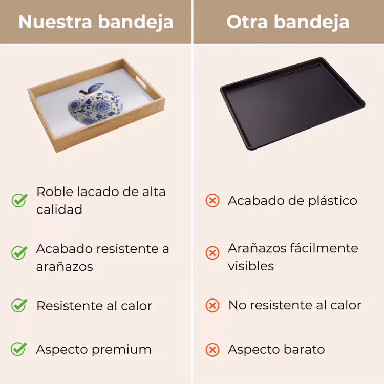 Bandeja - Manzana - Azul - Clásico — 9