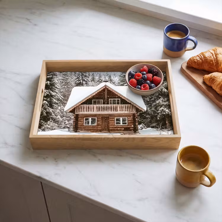Bandeja - Inicio - Bosque - Invierno - Naturaleza - Nieve — 3