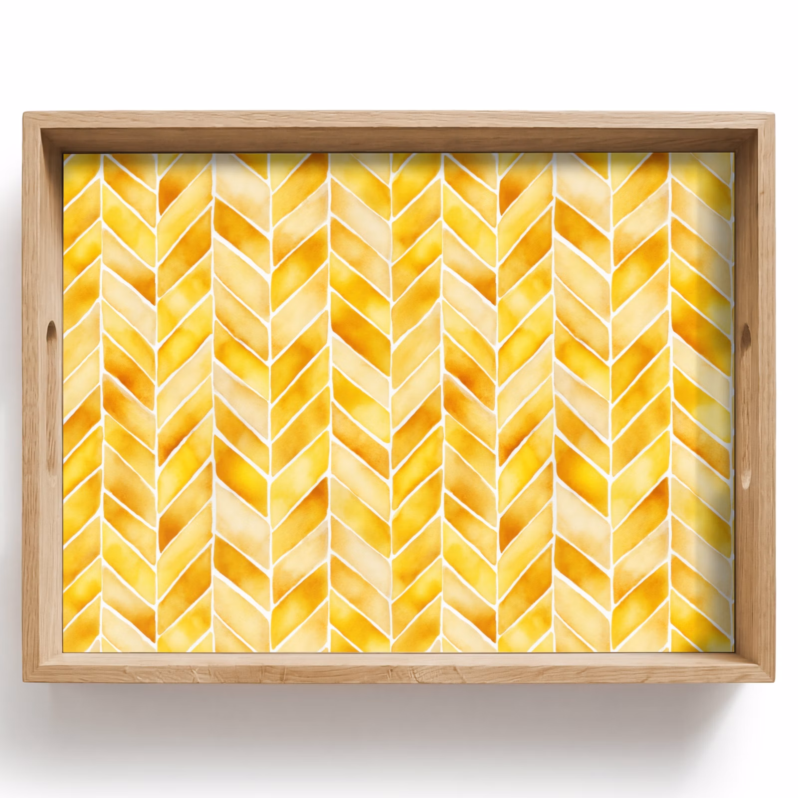 Bandeja - Espiga - Acuarela - Motivos - Amarillo dorado — 1