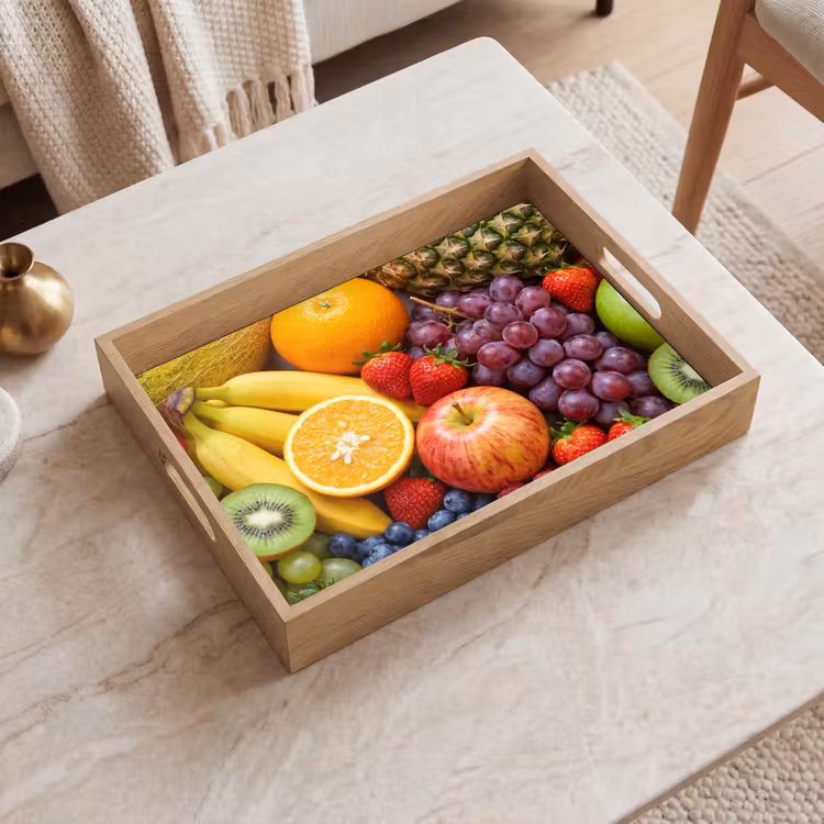 Bandeja - Comida - Fruta - Fresca - Colorida - Nutrición — 2