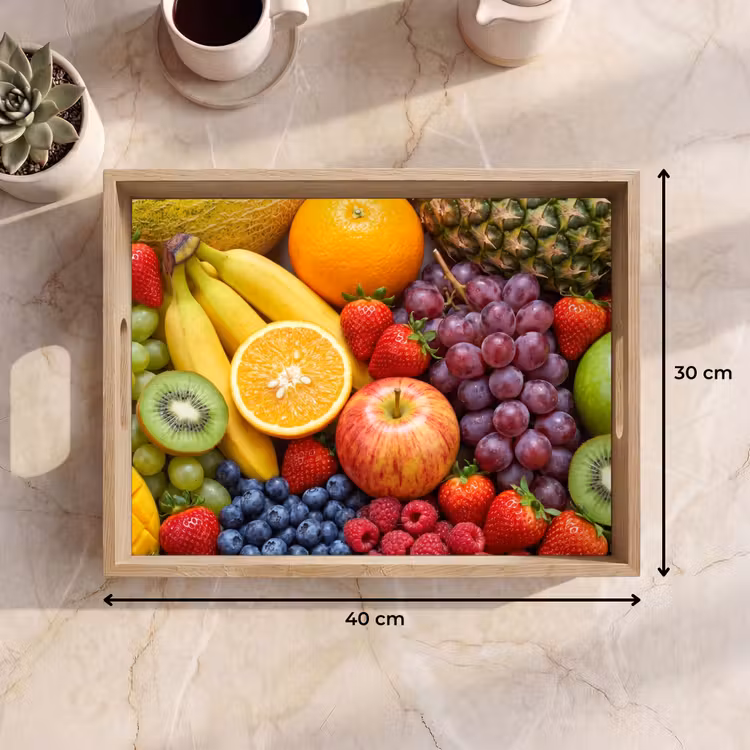 Bandeja - Comida - Fruta - Fresca - Colorida - Nutrición — 7