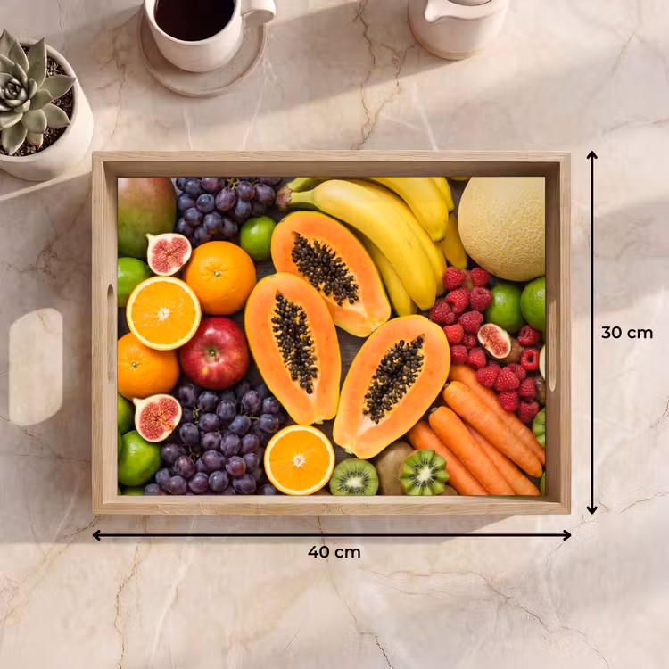 Bandeja - Comida - Fruta - Verduras - Frescas - Coloridas — 7