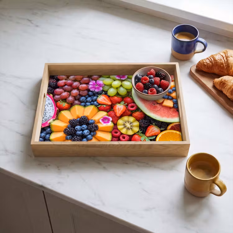 Bandeja - Fruta - Fresca - Variedad - Comida - Colorida — 3