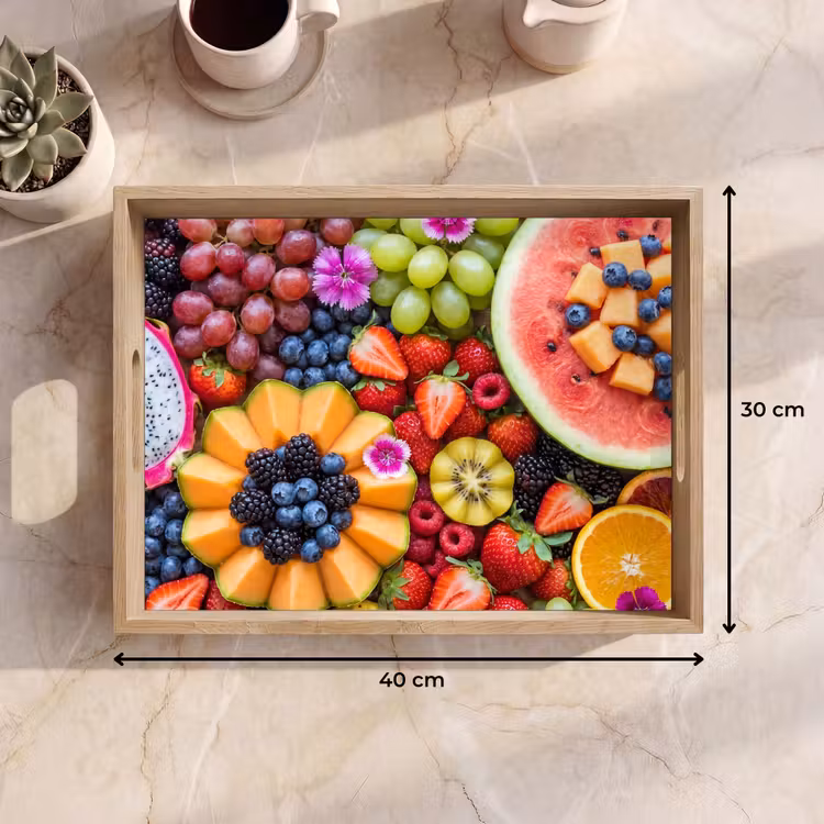 Bandeja - Fruta - Fresca - Variedad - Comida - Colorida — 7