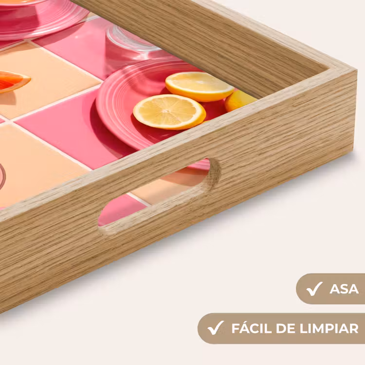 Bandeja - Comida - Cítricos - Naturalezas muertas - Rosa - Naranja — 8