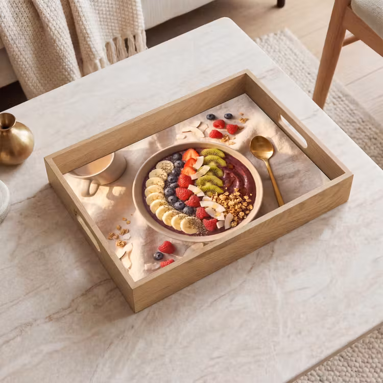 Bandeja - Comida - Cuenco de desayuno - Fruta - Saludable - Colorido — 2