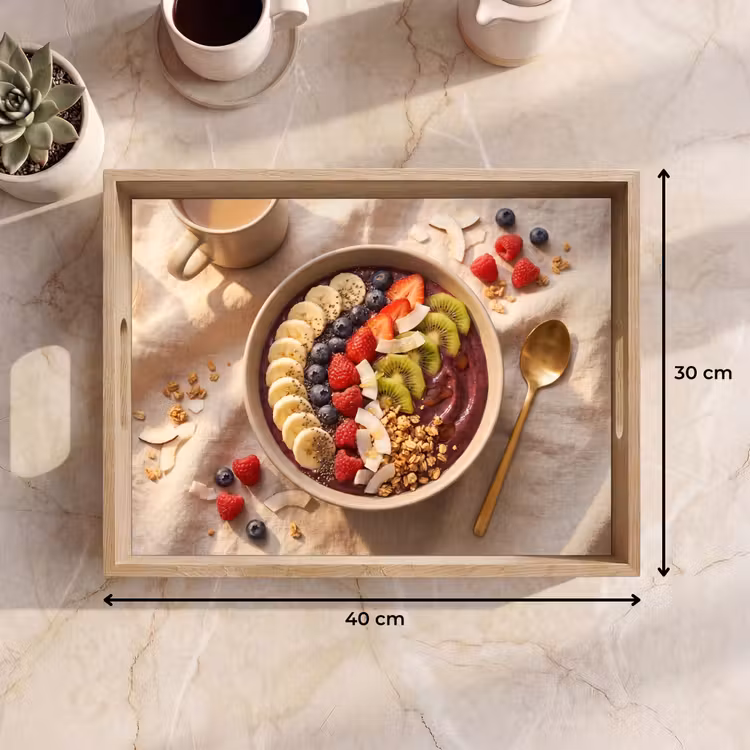 Bandeja - Comida - Cuenco de desayuno - Fruta - Saludable - Colorido — 7