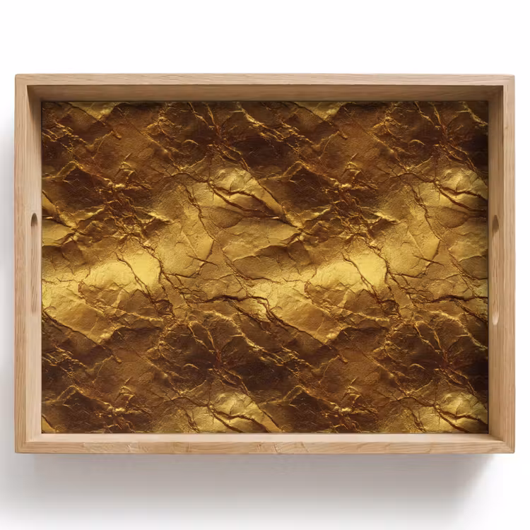 Bandeja - Pan de oro - Textura - Oro — 1
