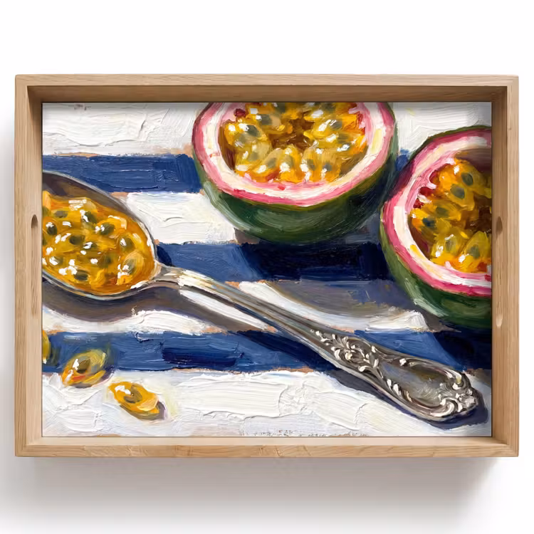Bandeja - Comida - Maracuyá - Tropical - Moderno - Colorido — 1