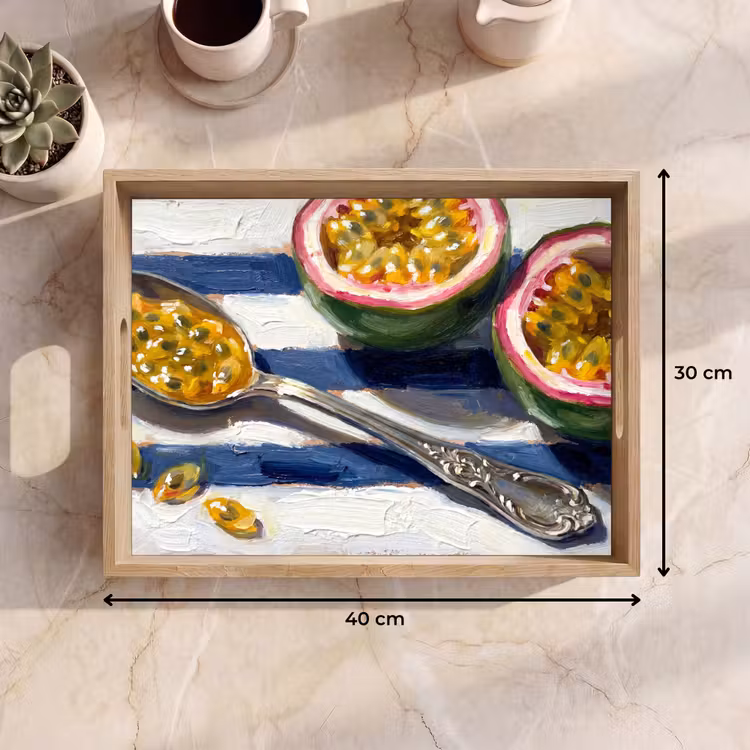 Bandeja - Comida - Maracuyá - Tropical - Moderno - Colorido — 7