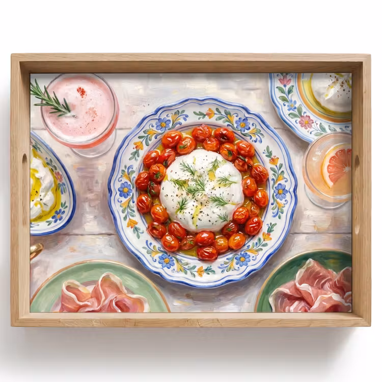 Bandeja - Comida - Mesa - Varios - Moderno — 1