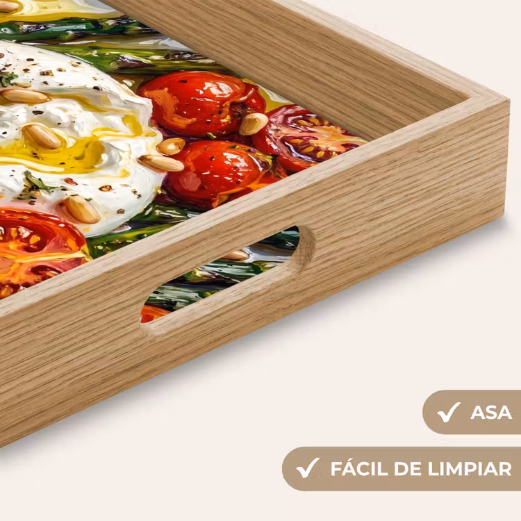 Bandeja - Comida - Verduras - Queso - Moderno - Fresco — 8