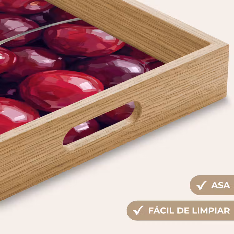 Bandeja - Fruta - Cerezas - Comida - Moderno - Rojo — 8
