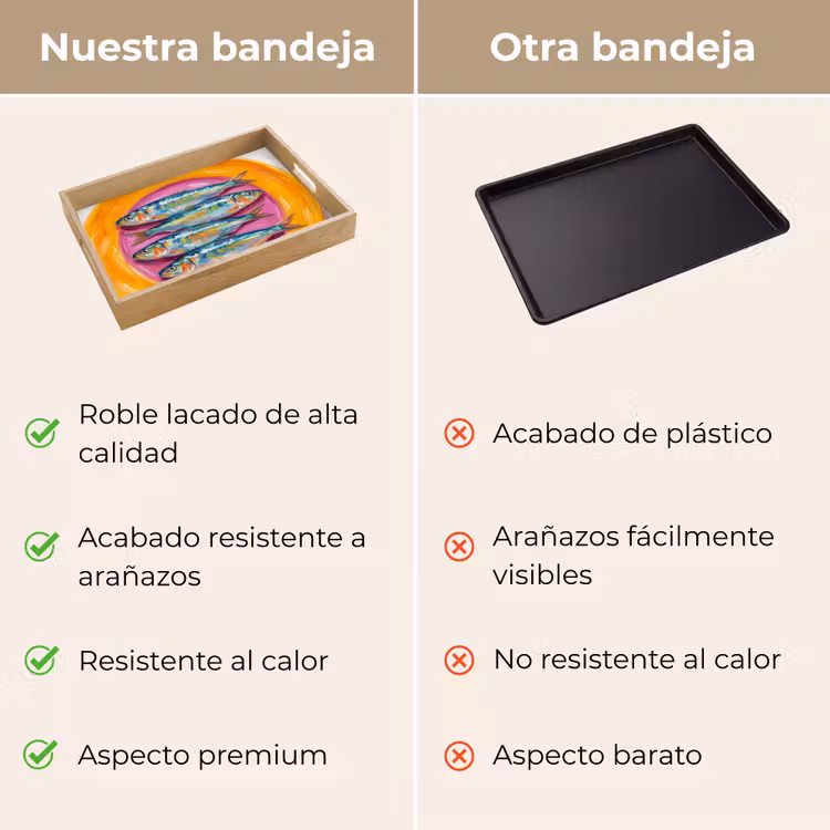 Bandeja - Pescado - Cuatro - Comida - Moderno - Colorido — 9
