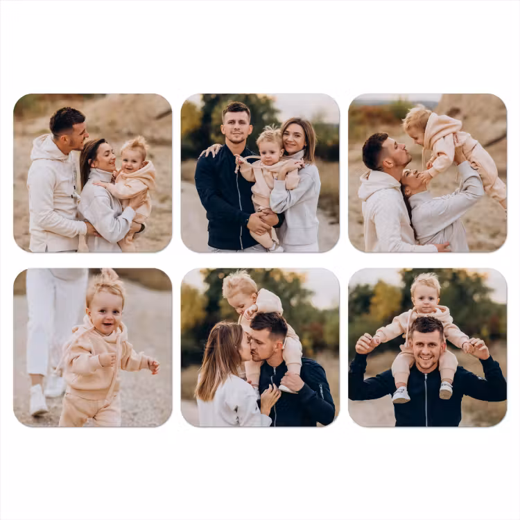 Foto en posavasos — 1
