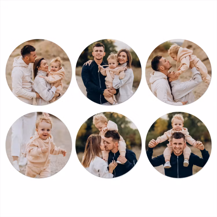 Foto en posavasos — 2