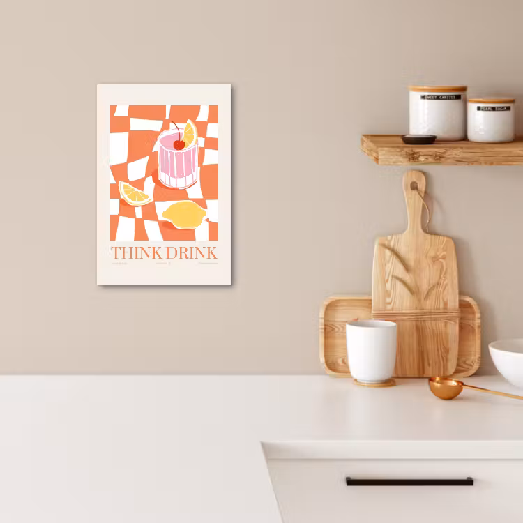 Lienzos decorativos - Ambiente veraniego con cítricos y cereza — 3