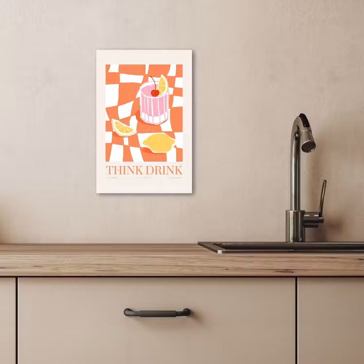 Lienzos decorativos - Ambiente veraniego con cítricos y cereza — 4