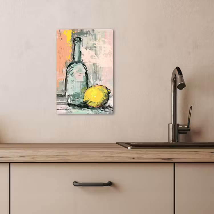 Lienzos decorativos - Bodegón con limón — 2
