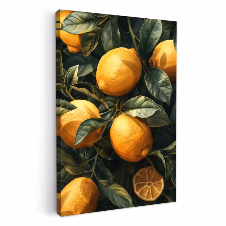 Lienzos decorativos - Luz solar cítrica — 1