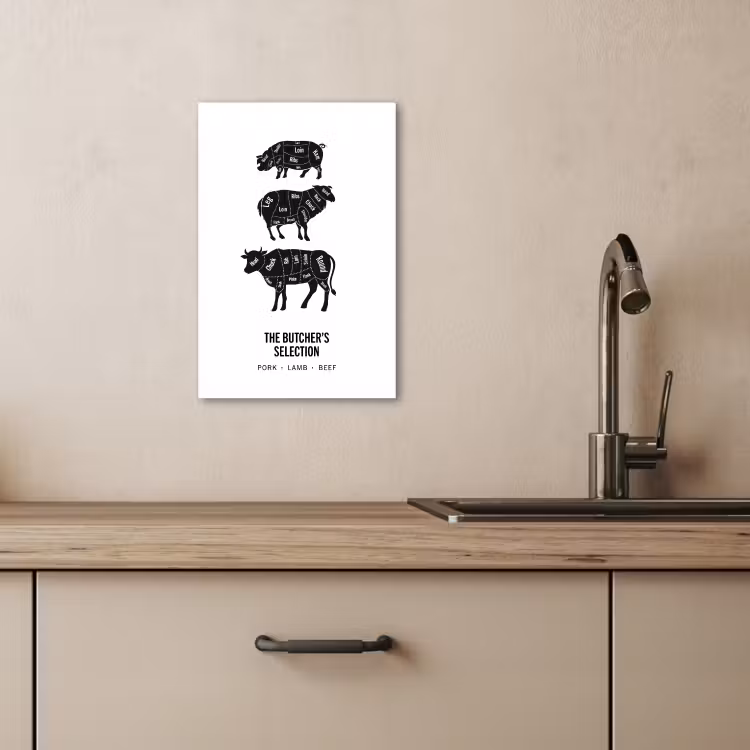 Lienzos decorativos - La elección del carnicero — 3