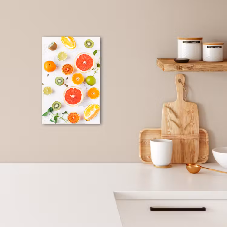 Lienzos decorativos - Rayos de sol cítricos — 2